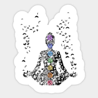 The Seven Chakras Sticker